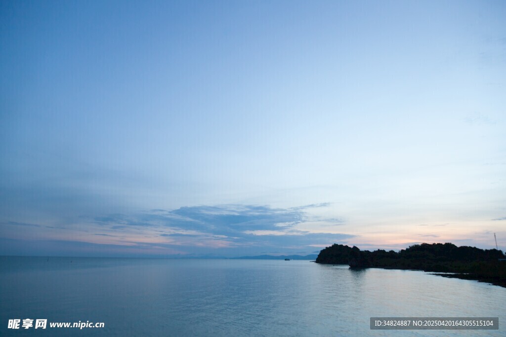 海边黄昏美景