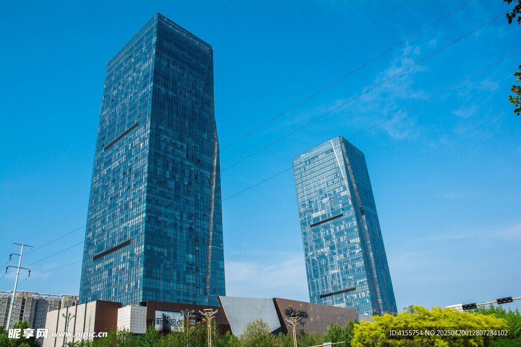 都市摩天大楼景观