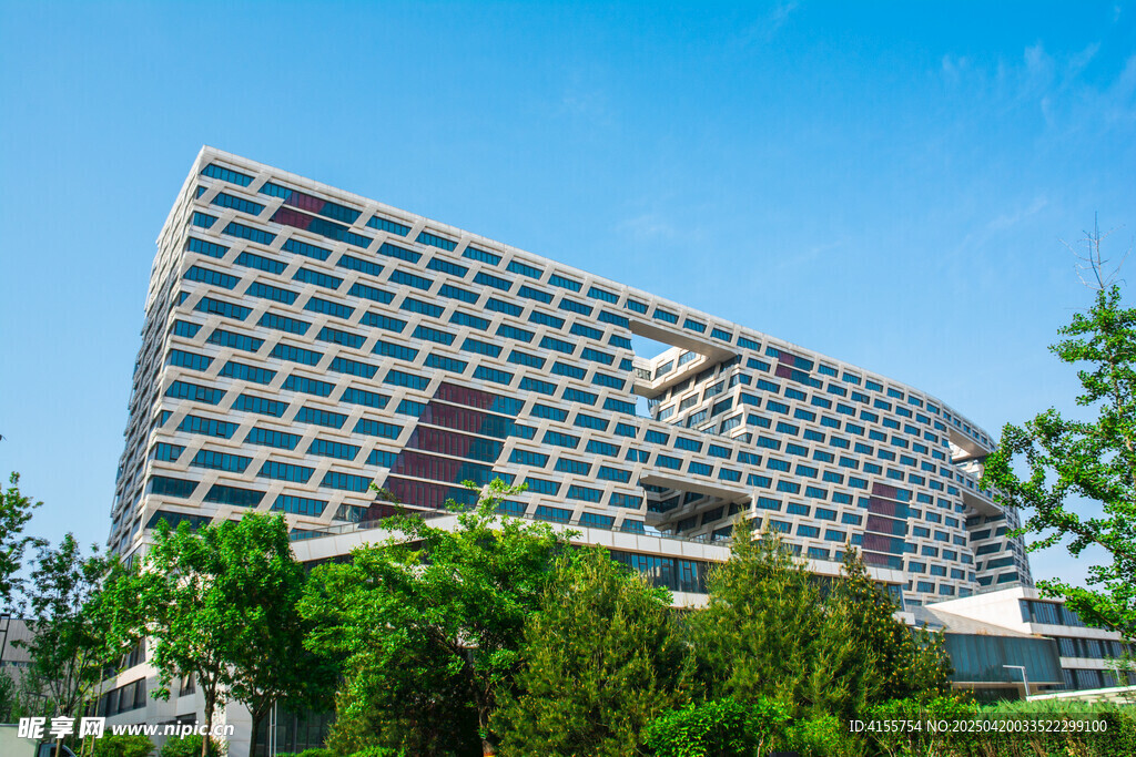 现代风格独特外观的建筑