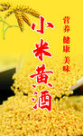 小米黄酒 标签