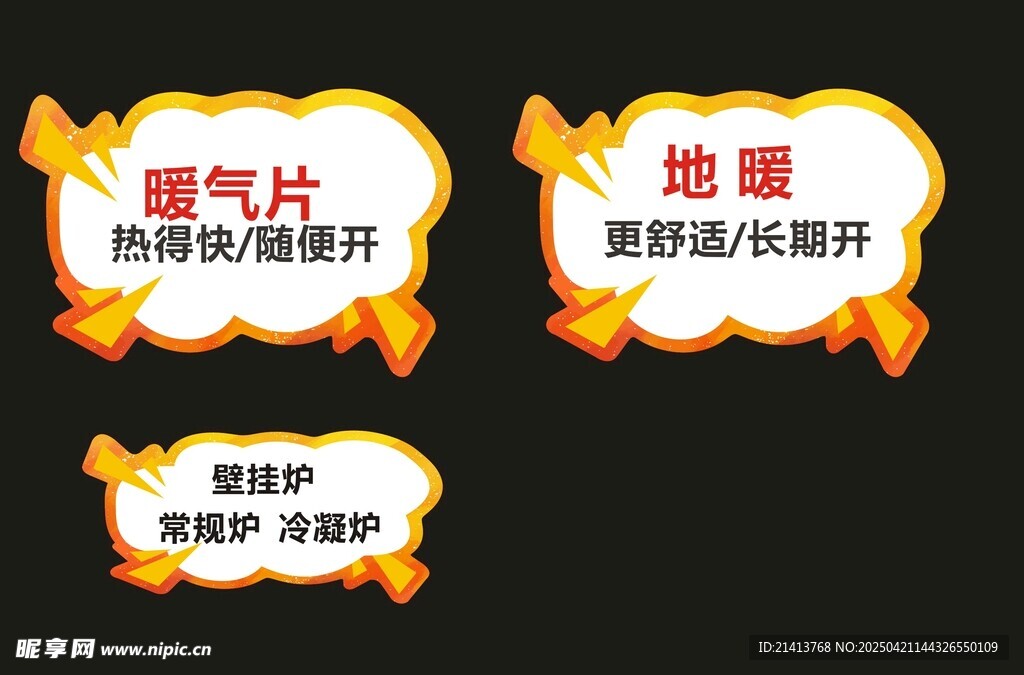 燃气片选购步骤提示手举牌