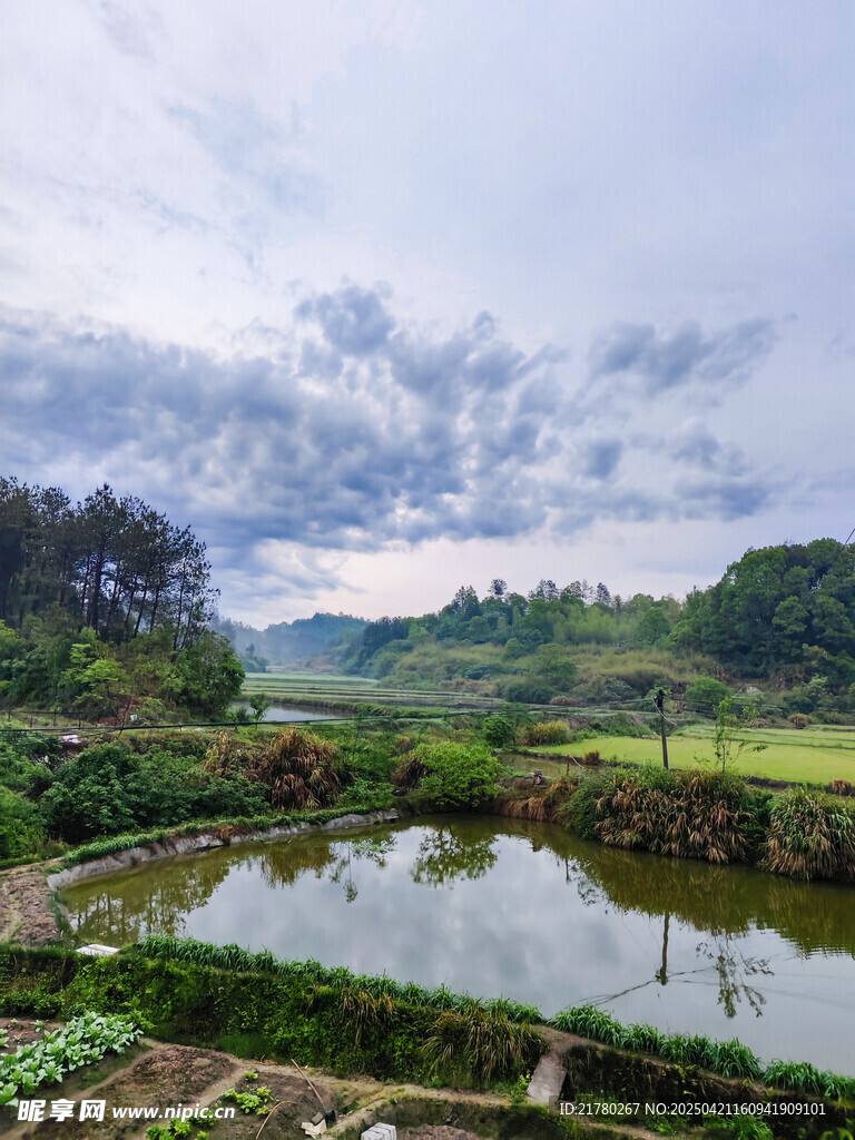 田园水乡美景