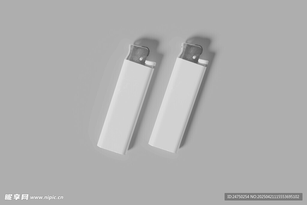白色简约打火机