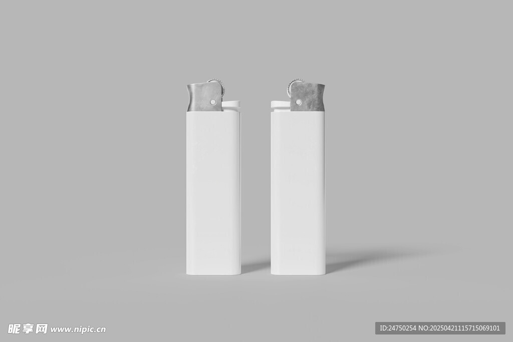 简约白色打火机样机