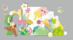 儿童创意立体花卉手工画