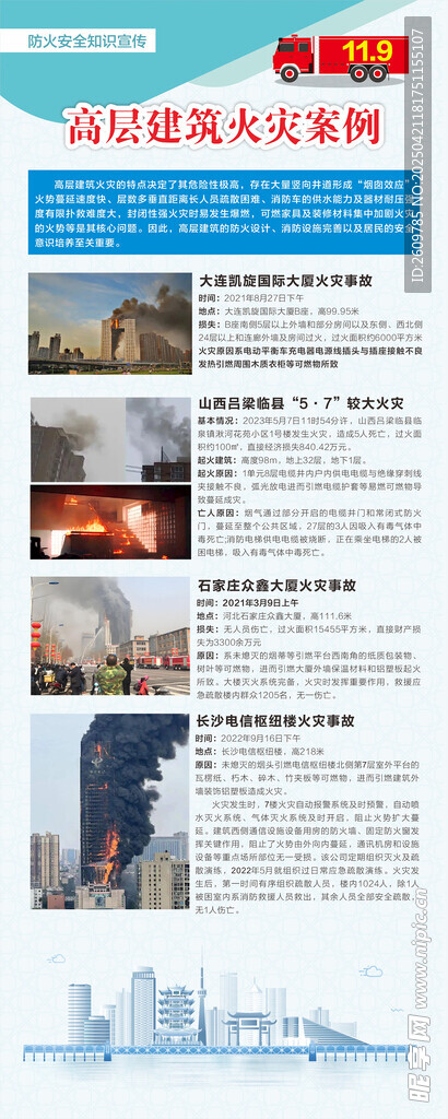 高层建筑火灾案例