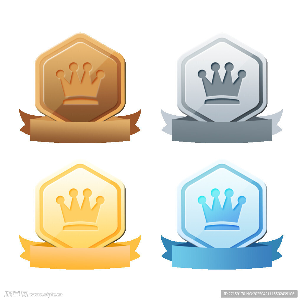 皇冠奖牌icon