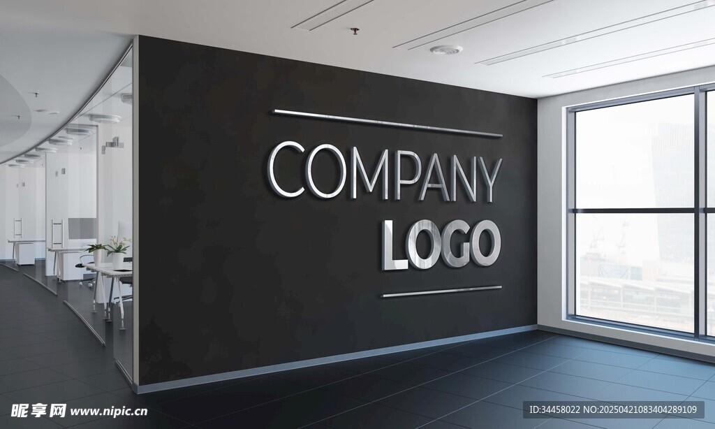 公司墙面logo
