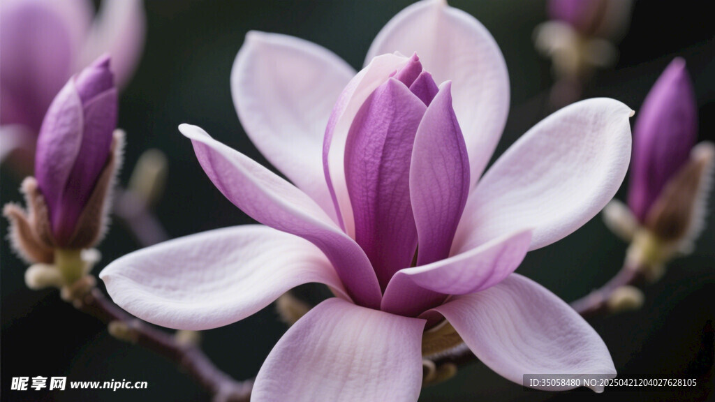 紫玉兰花