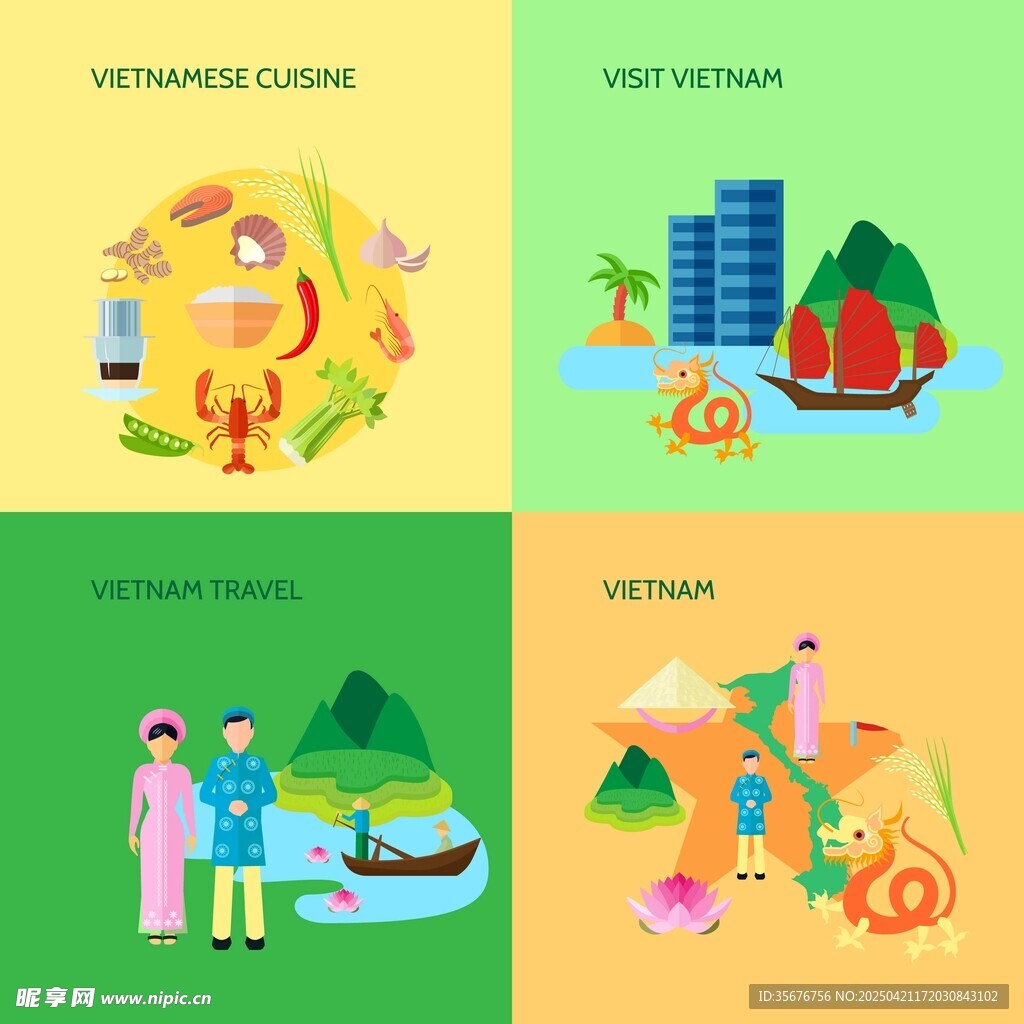 环保生活场景插画