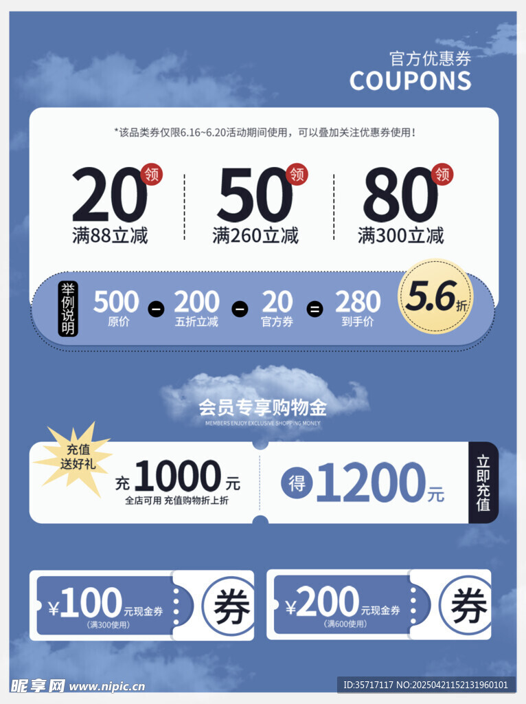 优惠券设计图片