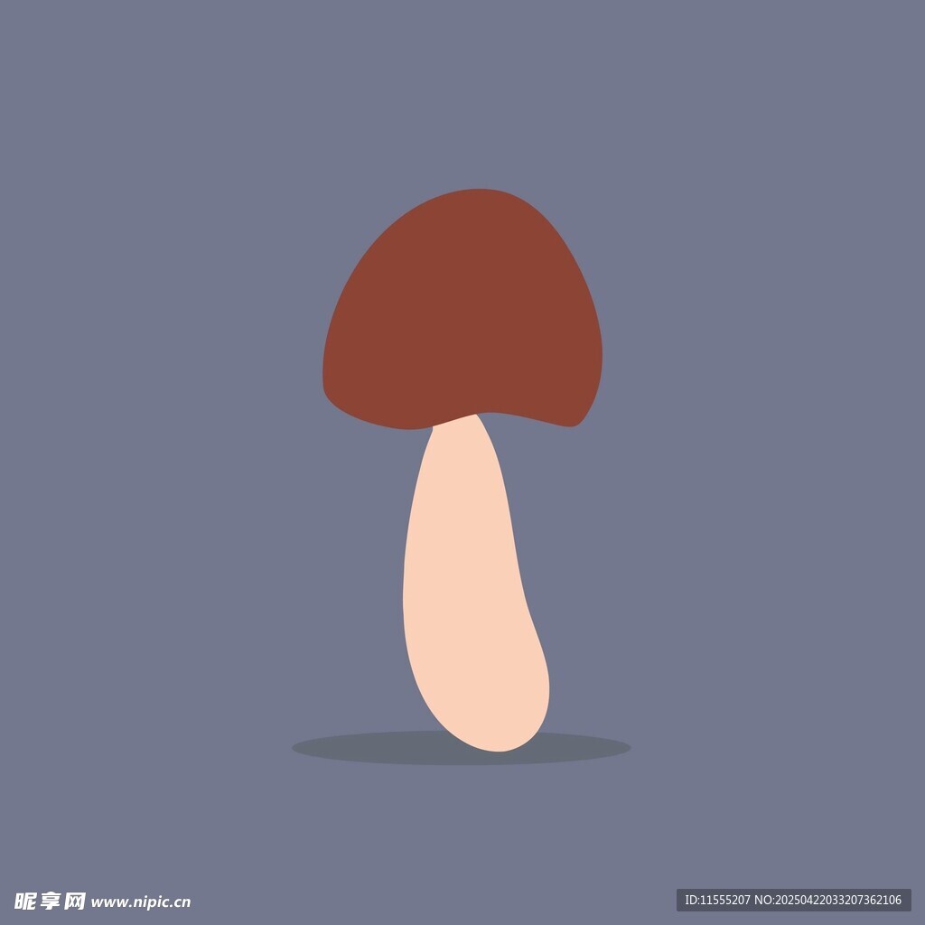 卡通蘑菇插画