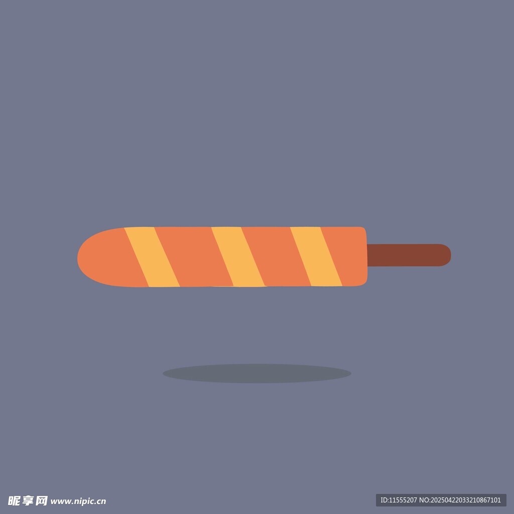条纹棒棒糖插画