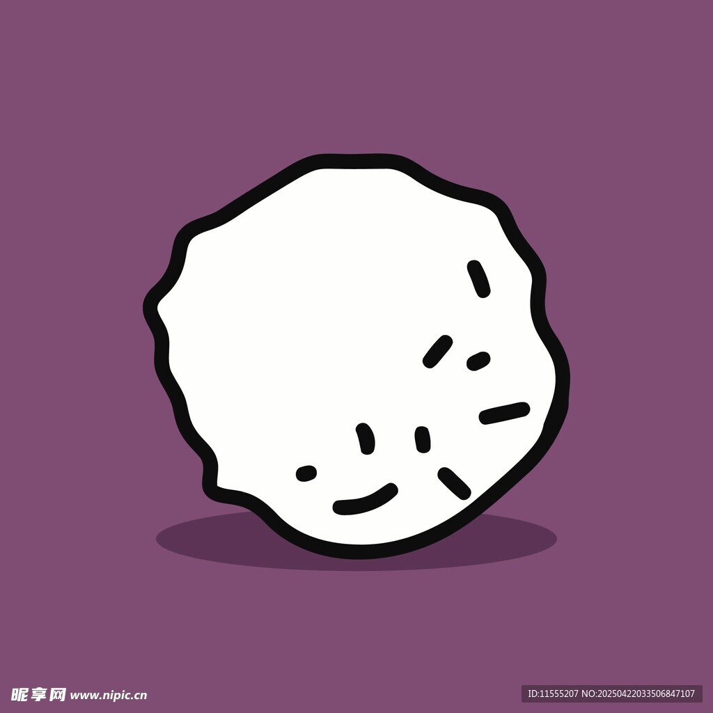 可爱卡通雪球形象