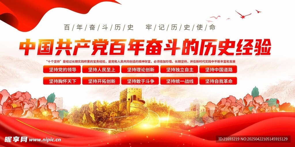 百年党史历程 红色奋斗征程