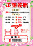 年度答谢促销活动海报
