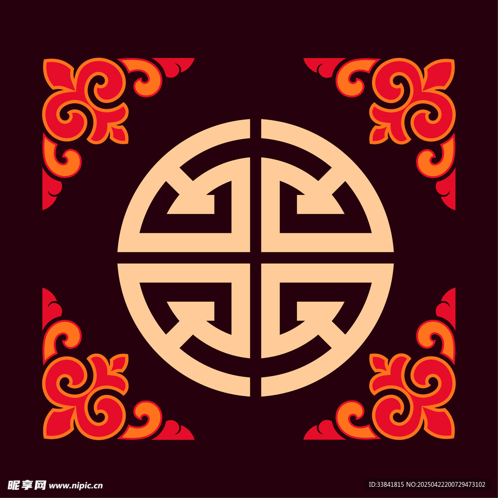 中式传统吉祥图案装饰