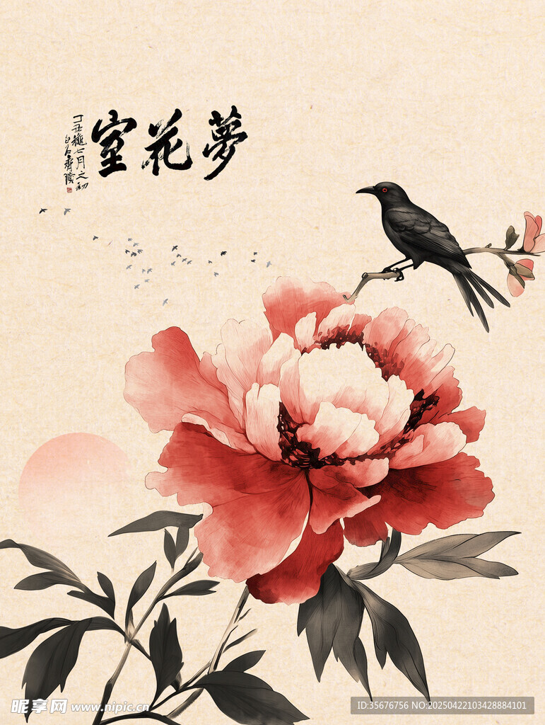 梦花谣 花鸟图
