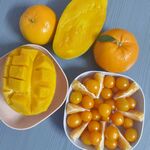 多彩水果拼盘展示新鲜美味