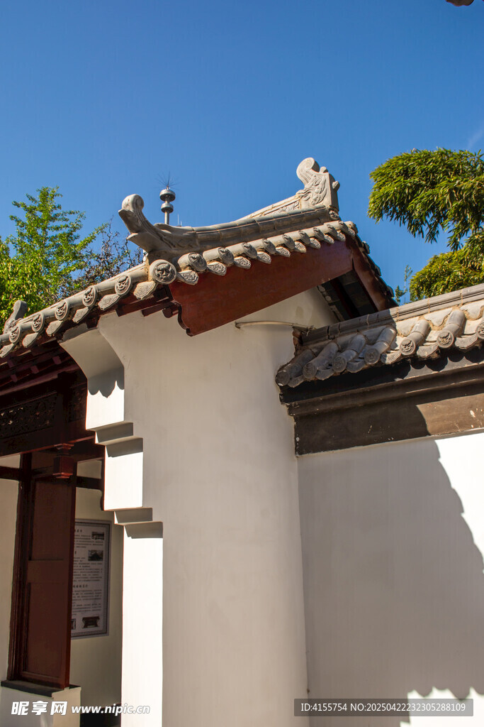 中式古建筑一角
