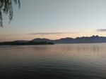 雪野湖畔日出美景