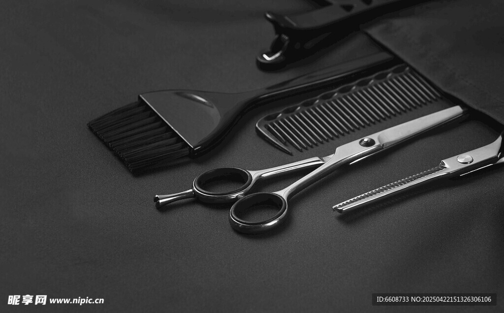 专业美发工具展示