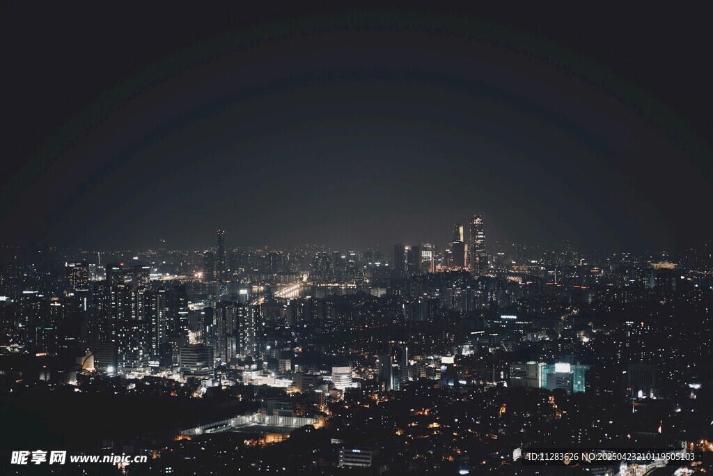城市璀璨夜景