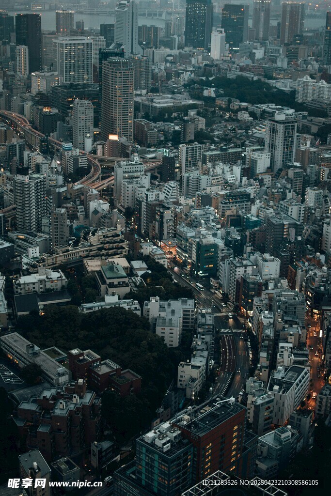 繁华都市景观