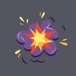 爆炸特效图案