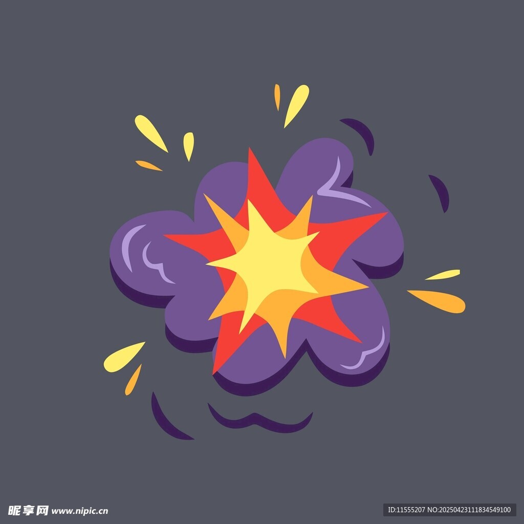 爆炸特效图案