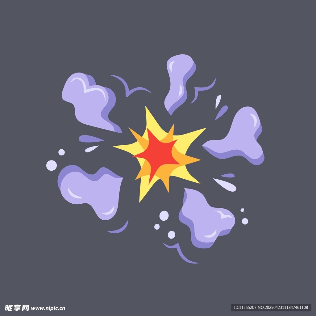 爆炸特效图案