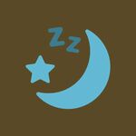 月亮星星伴眠图标