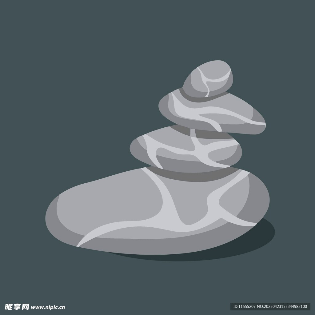 堆叠的石头