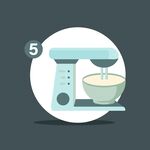 5号电动搅拌机图标