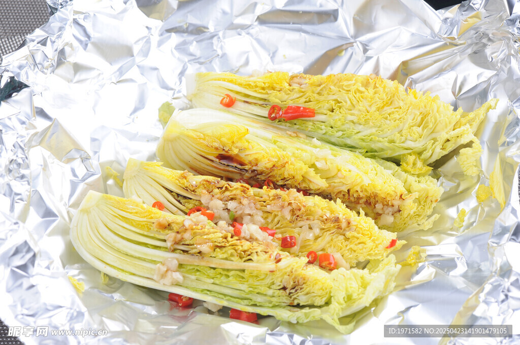锡纸娃娃菜
