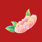 粉色花朵插画