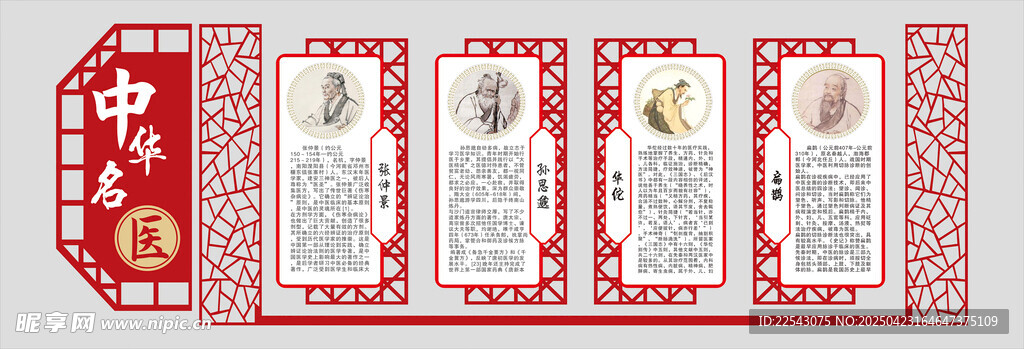 中医文化墙 