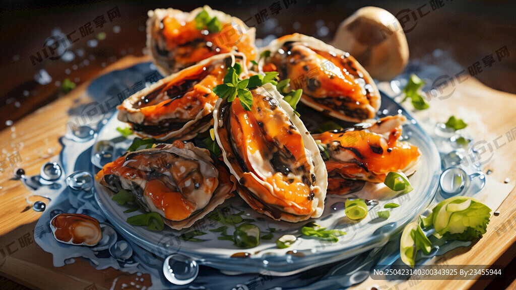 美食海蛎饼实图海报