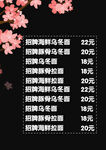 樱花风铃价格表展示
