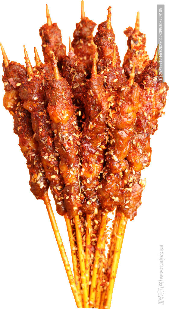 美味烤肉串诱人呈现