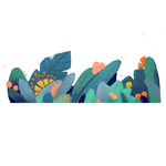 梦幻山林插画