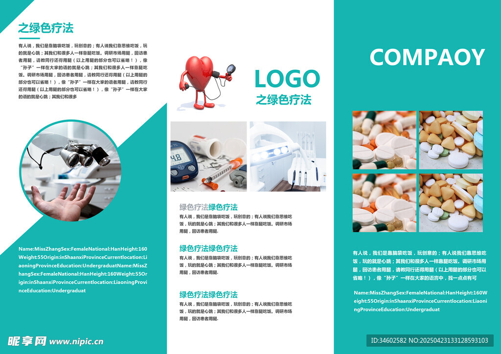 公司宣传折页三设计展示