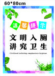 文明警示牌