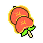 卡通草莓冰糖葫芦