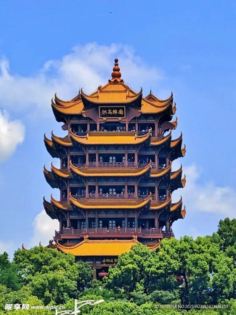 黄鹤楼美景