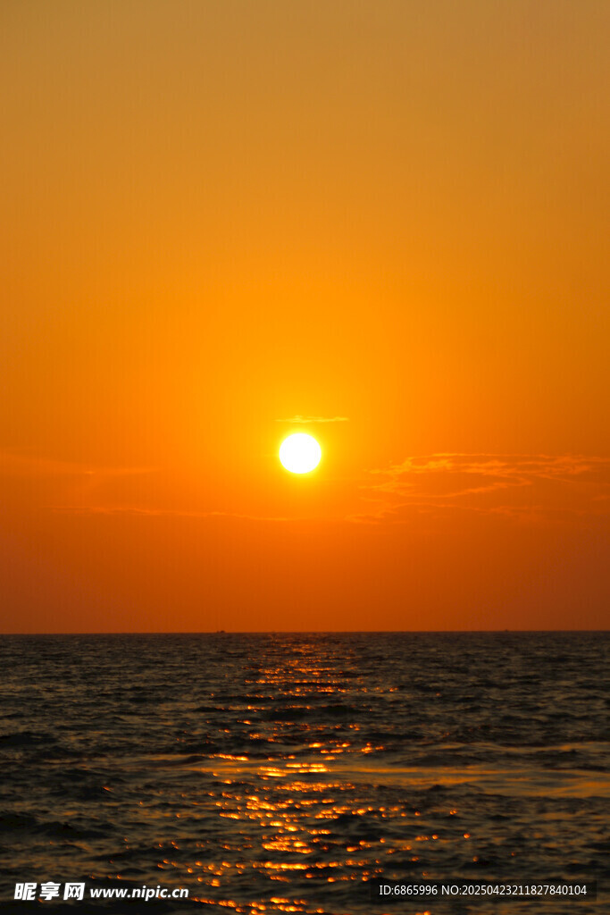 海上落日美景