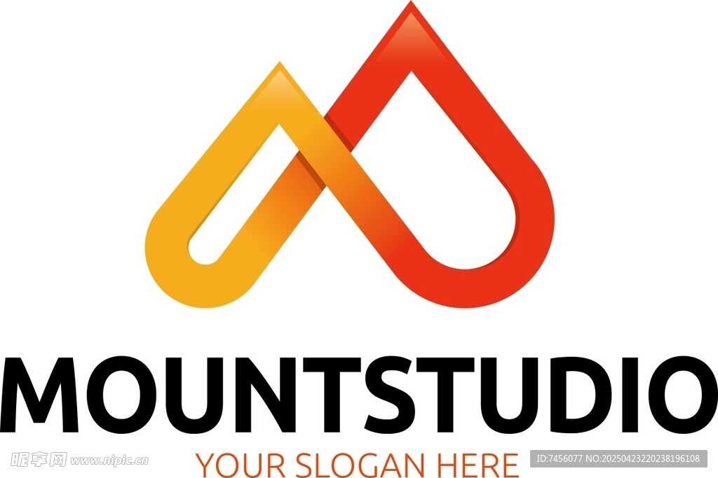 MountStudio标志设计
