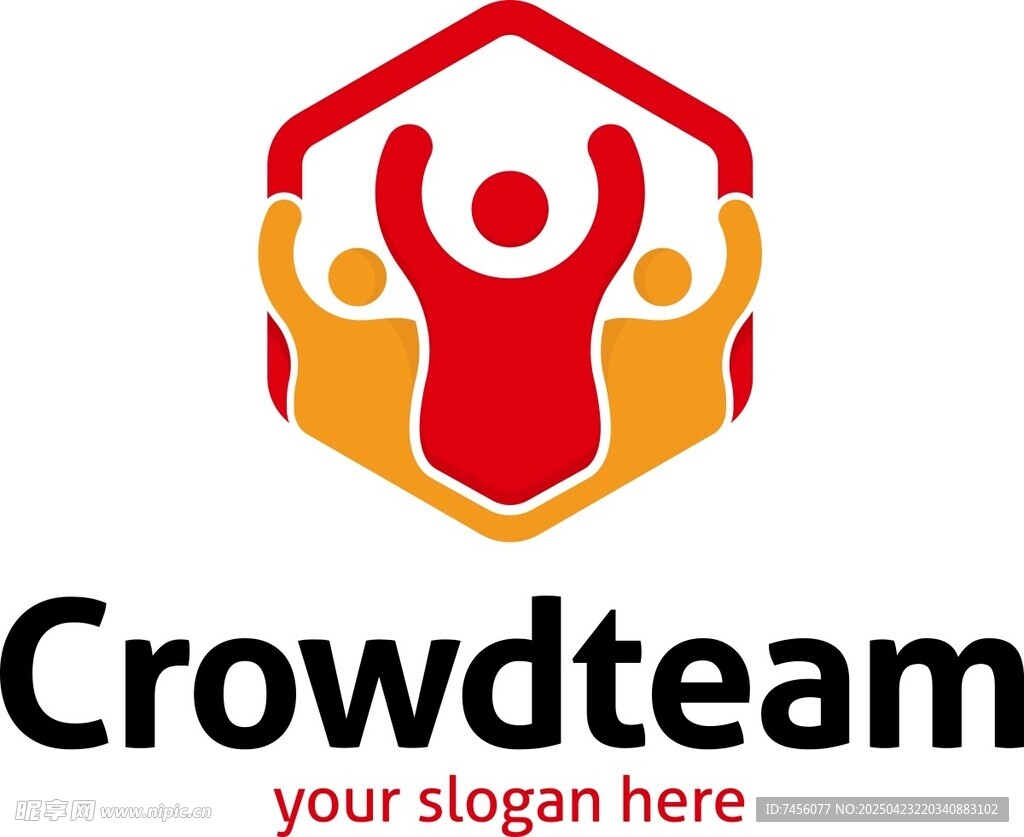 Crowdteam团队标志设计