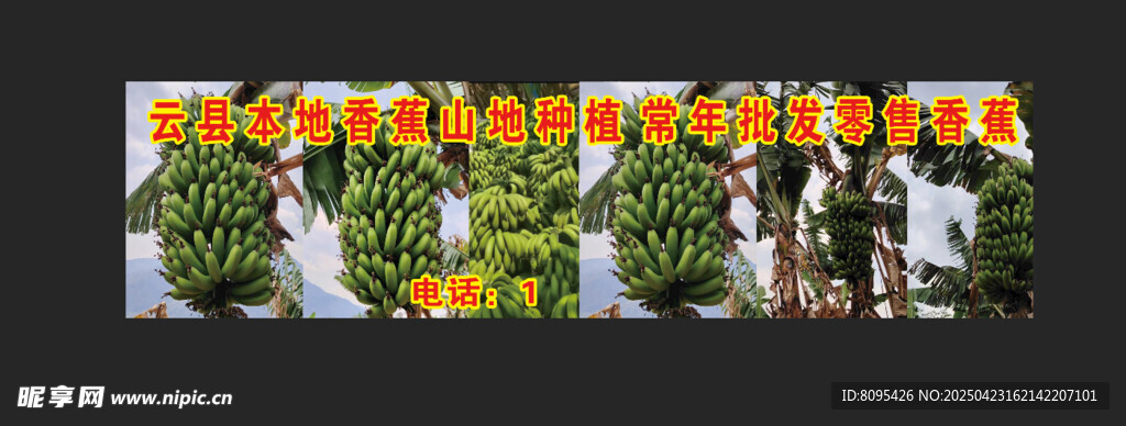 香蕉 芭蕉门头牌