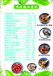 小吃价格表 傣味